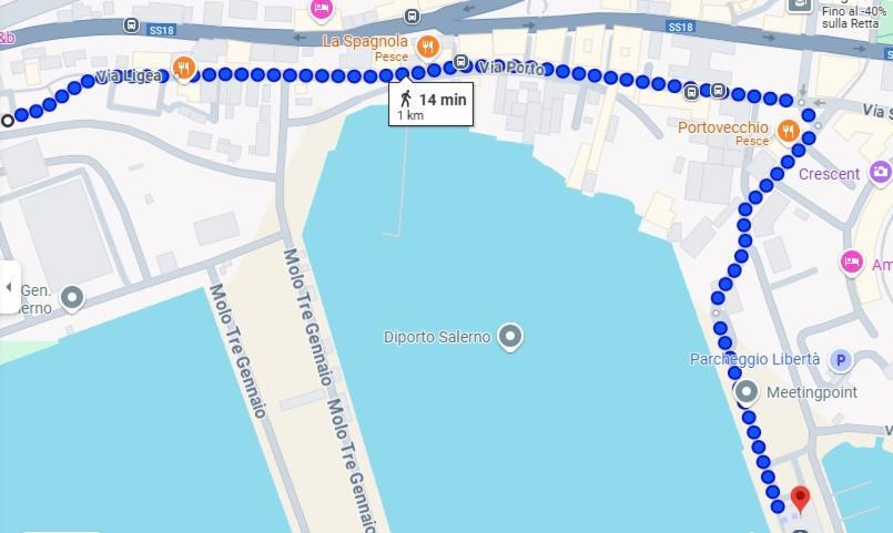 Giu Al Porto Apartman Salerno Kültér fotó